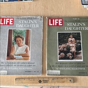 Life Magazine - Stalin's Daughter Issues two issues 1967